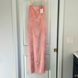 Reformation Pink Floral Dress